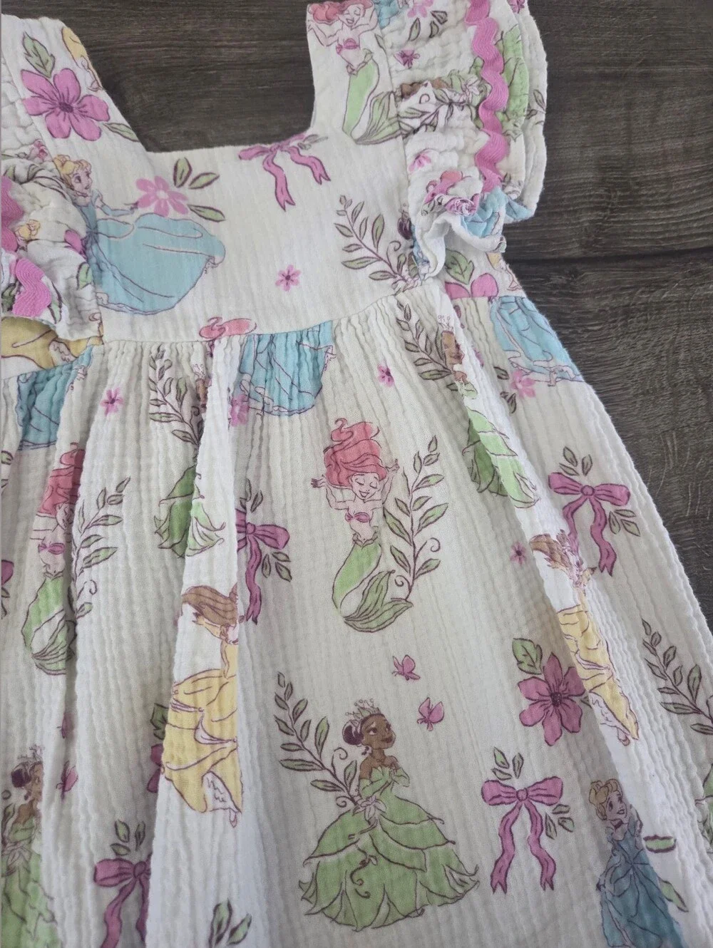 Girls Disney Princess Gauze Dress Size 4t